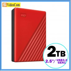 WD My Passport 2TB (紅色) WDBYVG0020BRD - 2.5" USB3.2 GEN1 可攜式外置式硬碟 803WDBYVG0020BRD-V02